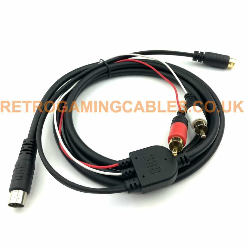 Sega Mega Drive Genesis Master System Saturn Audio Video cable guide